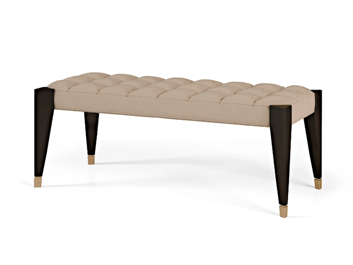 PARK AVENUE - Tufted upholstered microfiber bench _ Bellotti Ezio